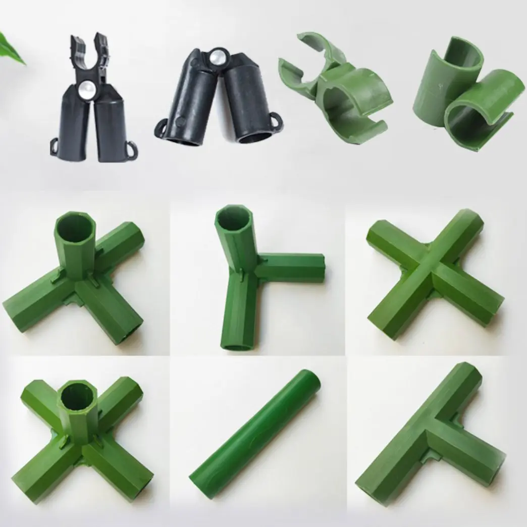 Plant Support Stakes Connectors, 11mm Garden Stake Straight Connecting Pipe for Greenhouse Plant Supports (1).jpg