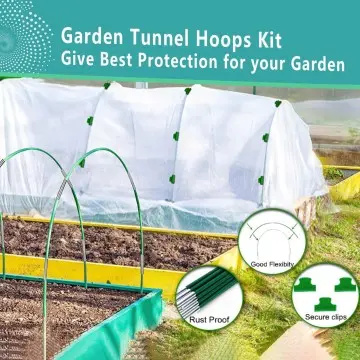 Garden Hoops for Raised Beds 36Pcs, 6 Sets of 8...