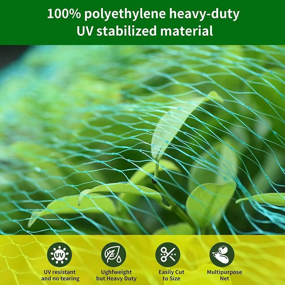Bird Netting for Garden Protect Vegetable Plants and Fruit Trees13X20Ft,Plastic Trellis Netting for Birds, Deer,Squirrels and Other Animals (2).jpg