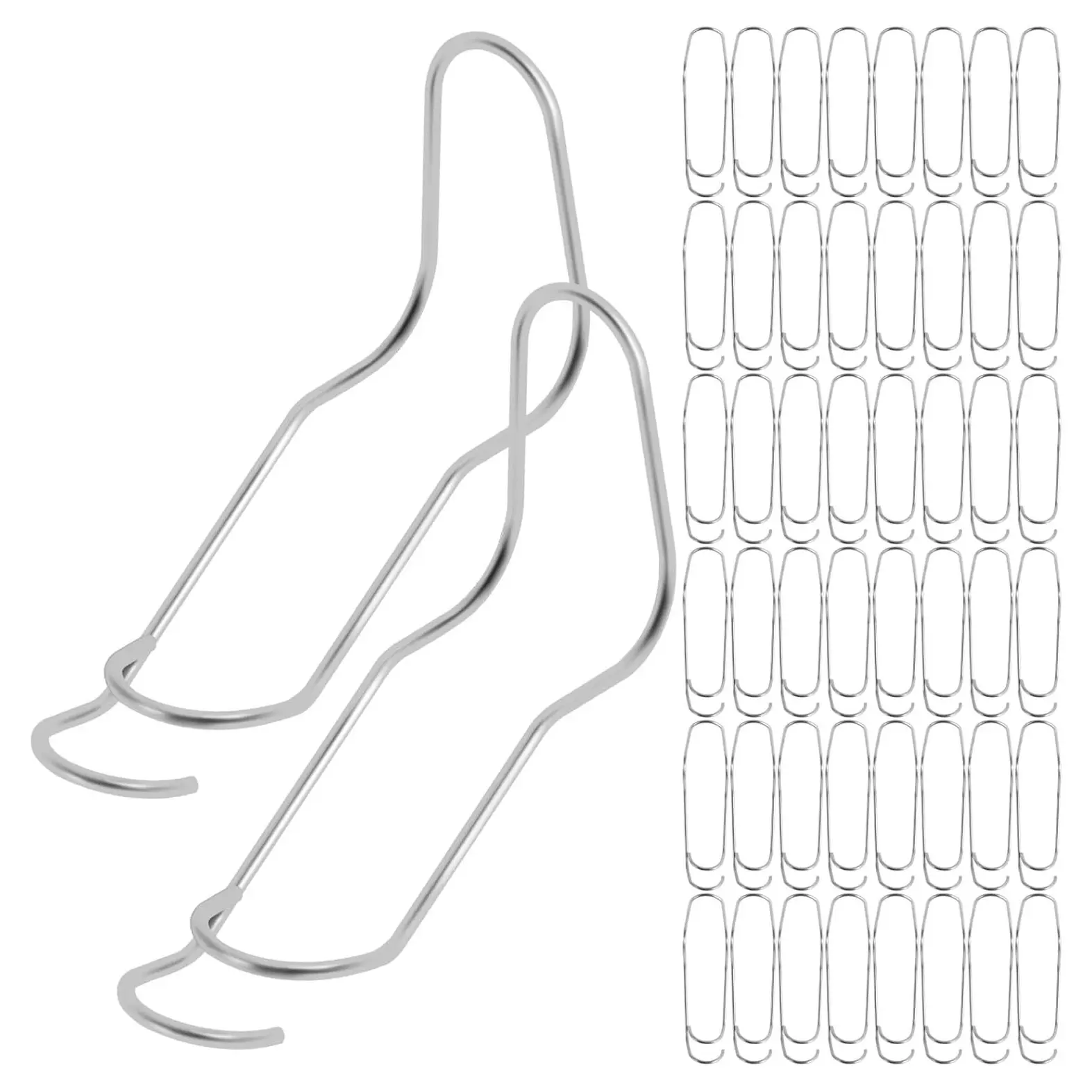 Plants Vines Stakes Galvanized Steel Clips Garden Support Stakes Joints Climbing Vine Trellis Clips Plant Climbing Frame Buckles for Tomato Cucumber Eggplant Vine Vegetable (5).jpg